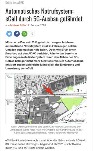 Probleme 5-G und Notrufsysteme