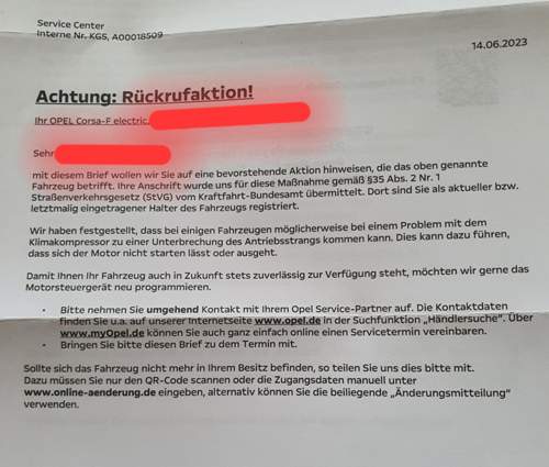 Rückruf