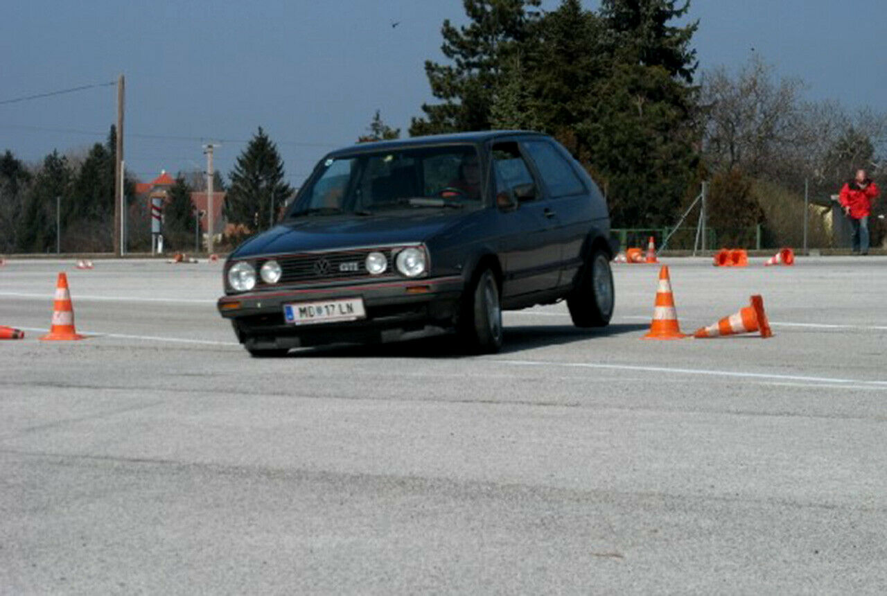 Mit diesem 112 PS starken Volkswagen Golf II GTI 8V fuhr MOTOR-TALK-Redakteur Sven Förster im Jahr 2017 Rundenzeiten im Bereich von 2:12,00 Minuten