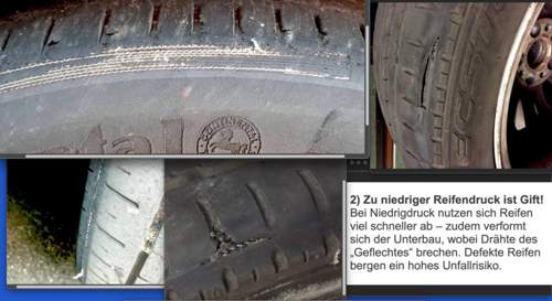 Schäden durch Unterdruck