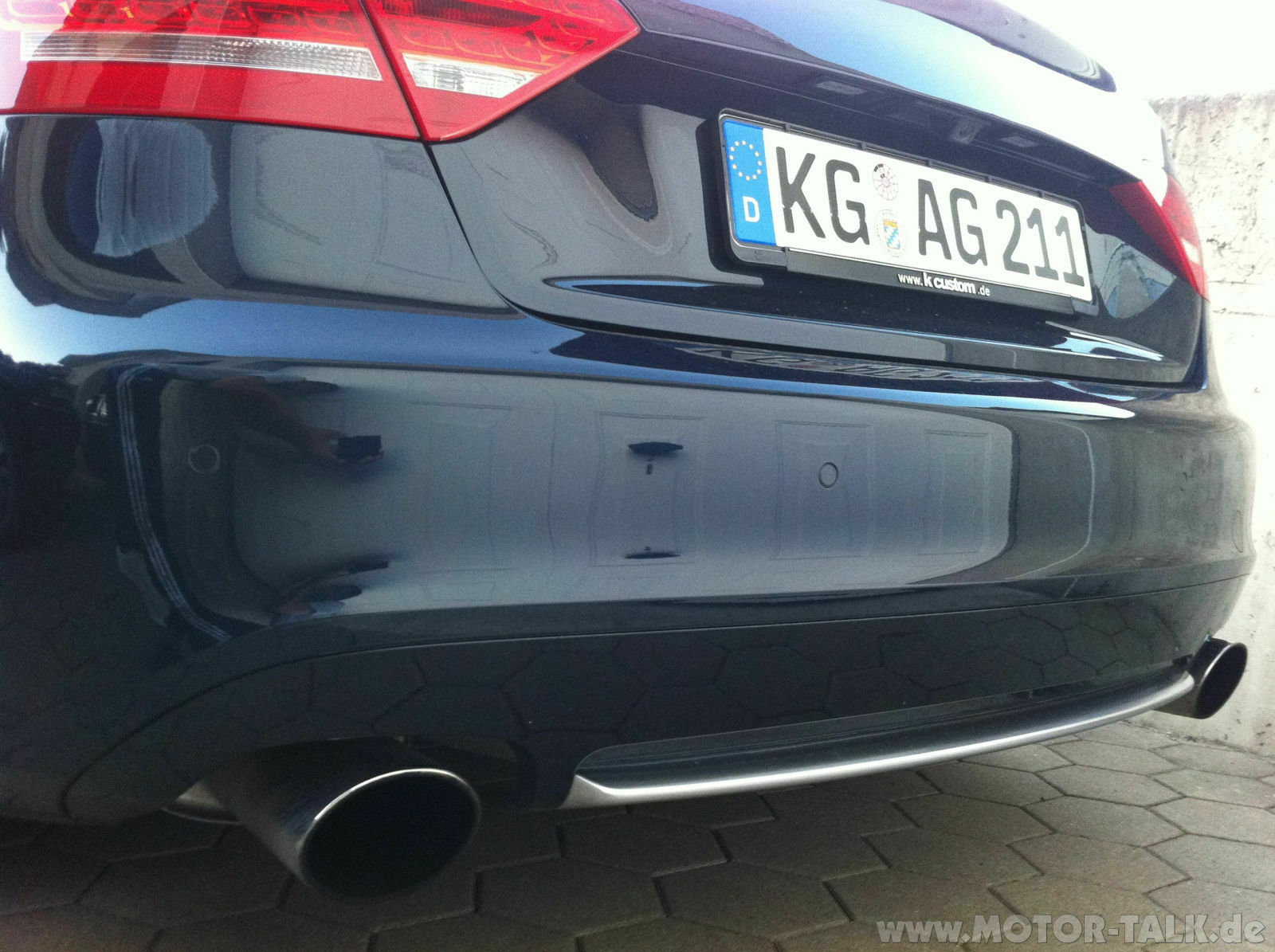 S-line Diffusor vom Heck lackieren!