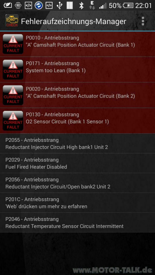 S203 CDI320 Bj.2006 über OBD2 Adapter auslesen