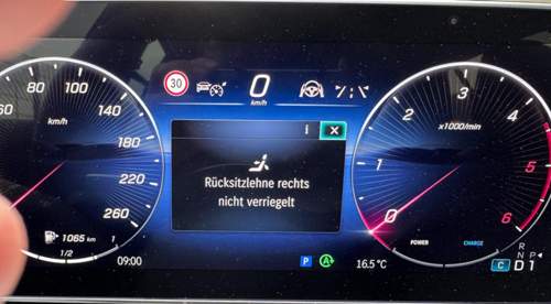 S206 Rücksitzlehne