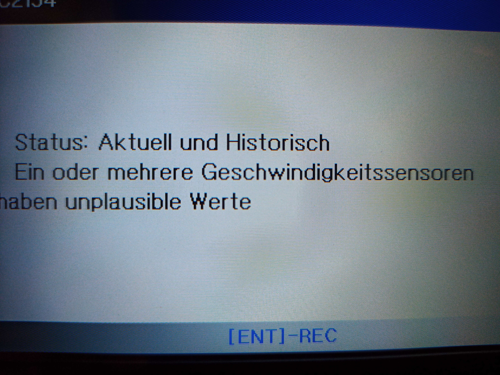 S211 zeigt eigenartiges Verhalten