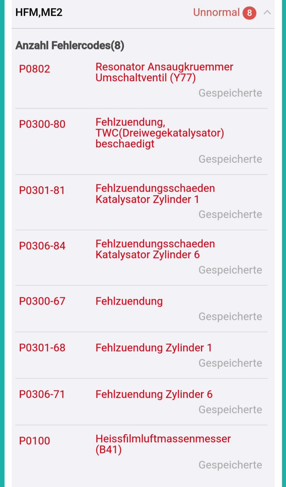 S320 M104 schüttelt sich / schlechter Leerlauf