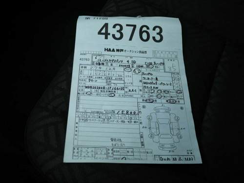 C280-auction-sheet