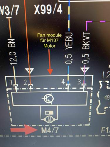 M4/7 ECU for fan.