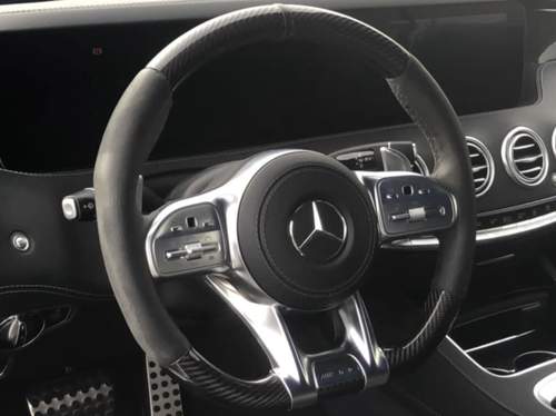 S63 AMG Carbonlenkrad mit Alcantara