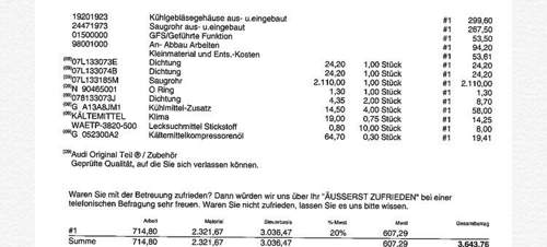Foto-rechnung