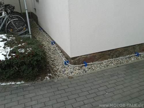 Kabel zum Parkplatz
