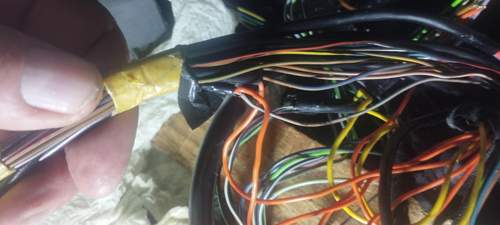 Kabel angelötet