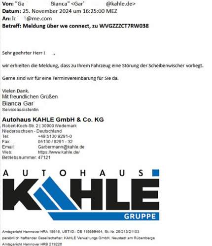 Service Anfrage