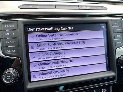 Car Net Lizenz abgelaufen
