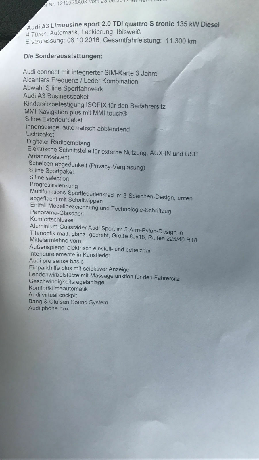 Sammelthread Fahrzeugvorstellung: Mein neuer A3