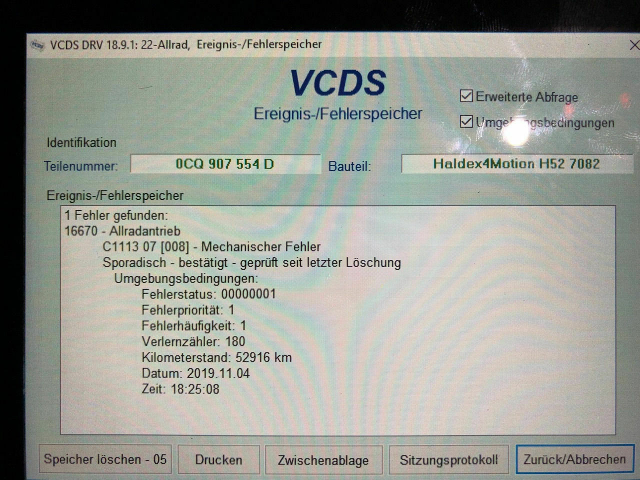 Sammelthread Haldex/Allrad Defekt (km Stand Ursache etc.)