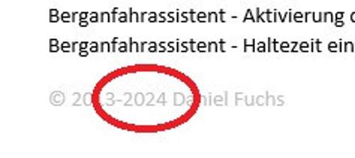 Fußzeile