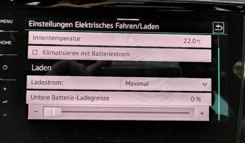 Discover Pro - Einstellung Laden GTE