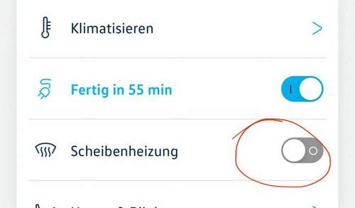 Scheibenheizung