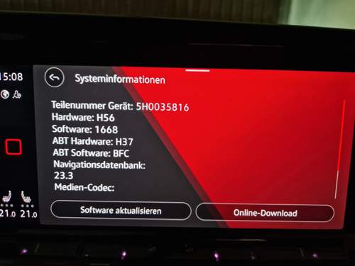 Systeminformationen