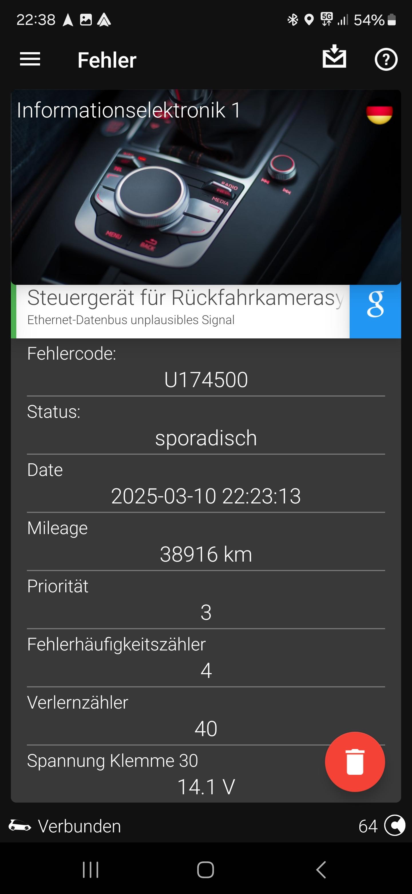 Sammelthread Vorfacelift: Mängel an/in der Software