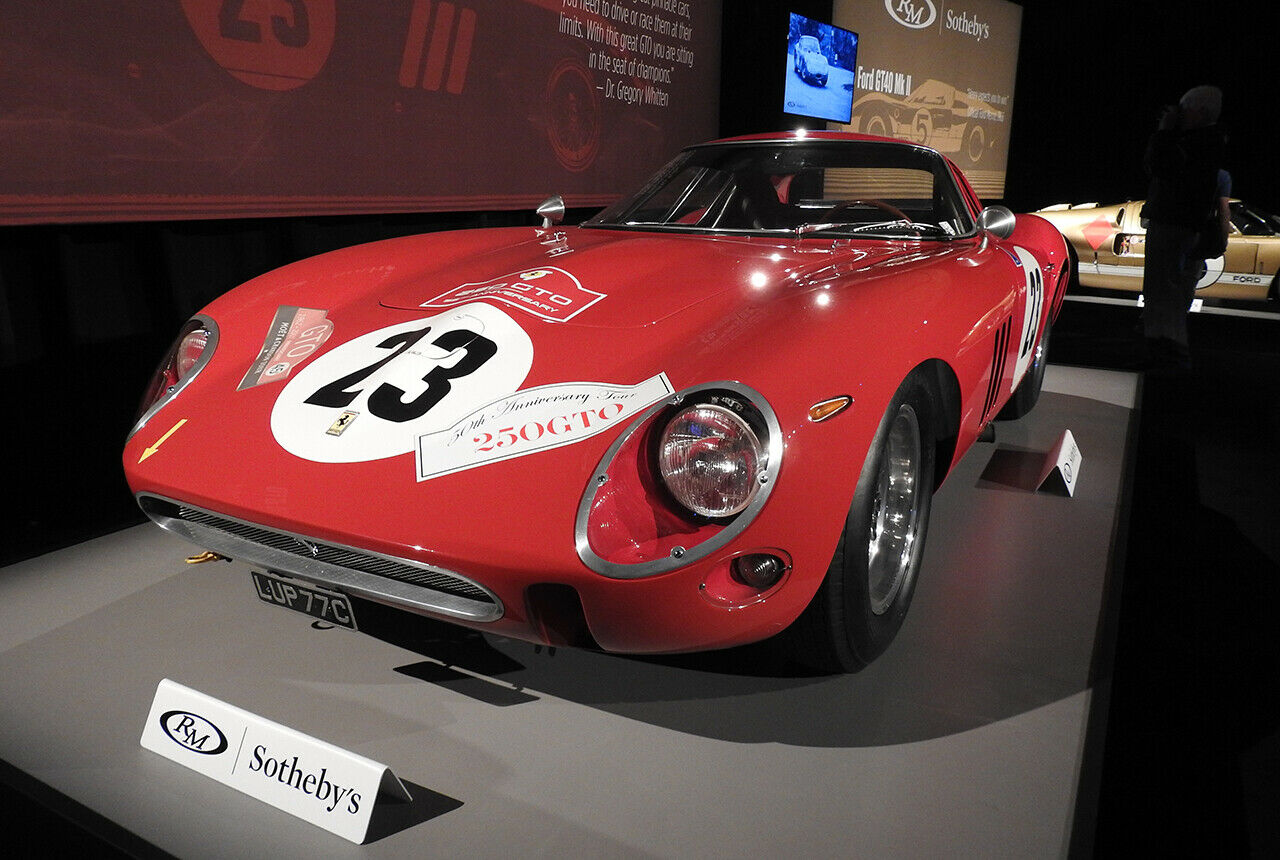 Auf der Monterey Auction Week in Kalifornien hat dieser Ferrari 250 GTO mit 48,4 Millionen Dollar den höchsten Betrag erzielt, der jemals bei einer Oldtimer-Auktion aufgerufen wurde