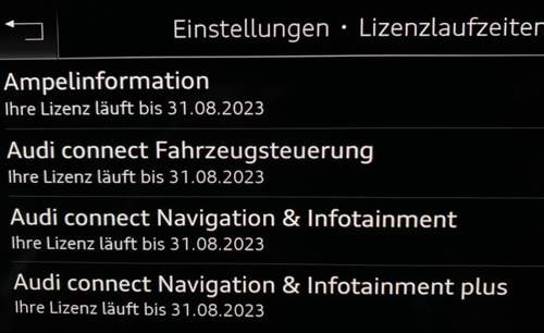 Lizenzlaufzeiten
