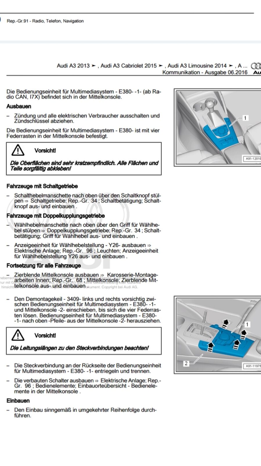 Schalter Anfahrassistent nachrüsten