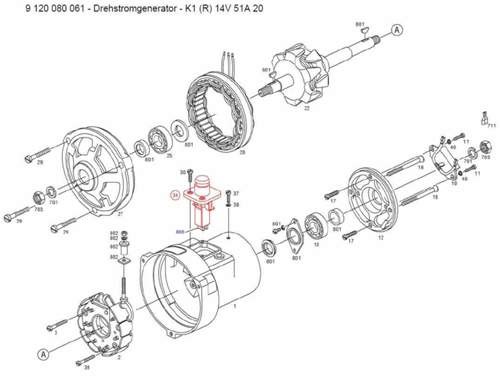 Drehstromgenerator