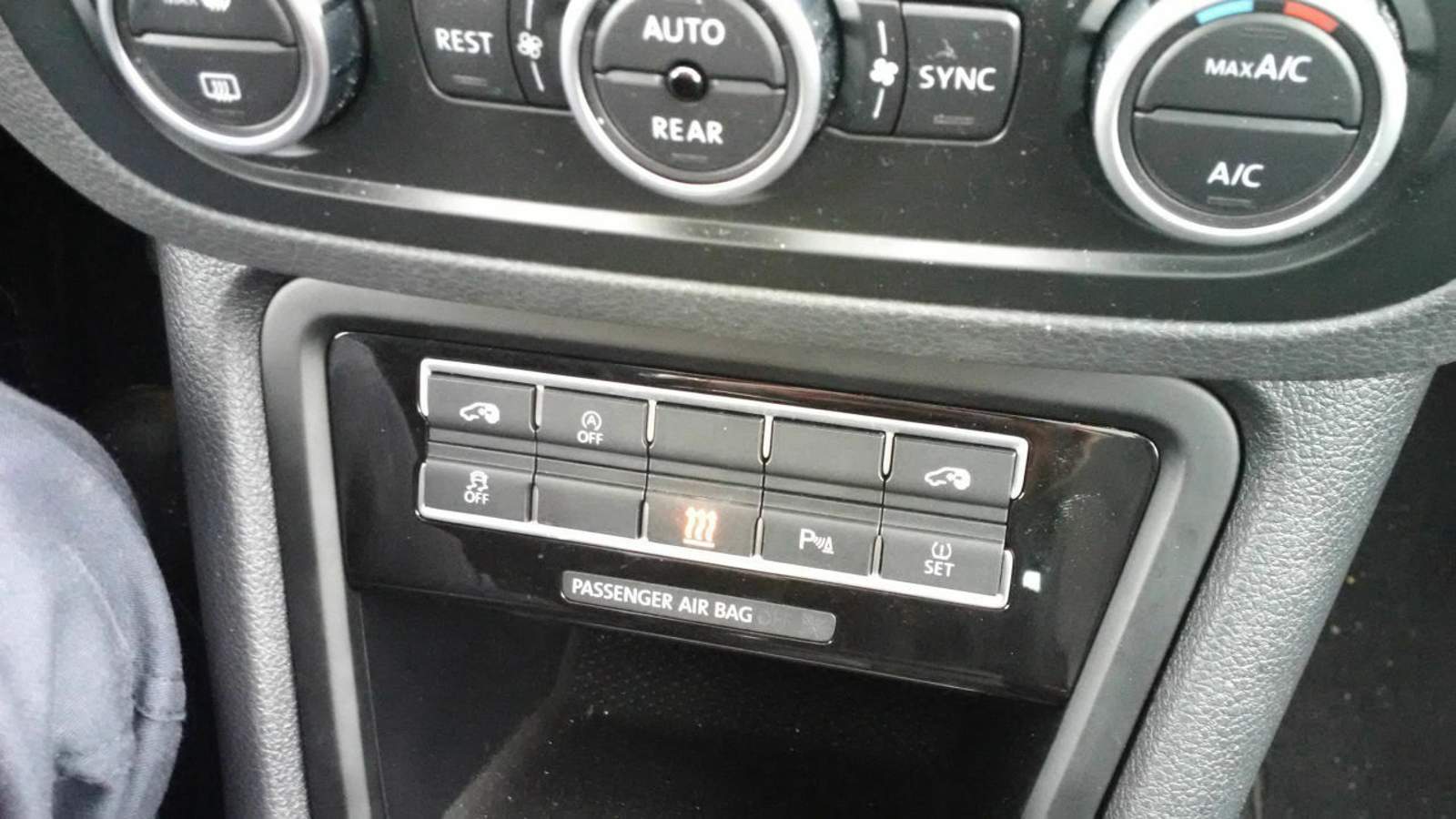 Schalter Drucktaster Für VW Sharan & Seat Alhambra | Klimaanlage Hinten Knopf 2012-2019