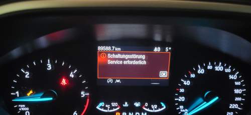 Schaltungsstörung – Service erforderlich
