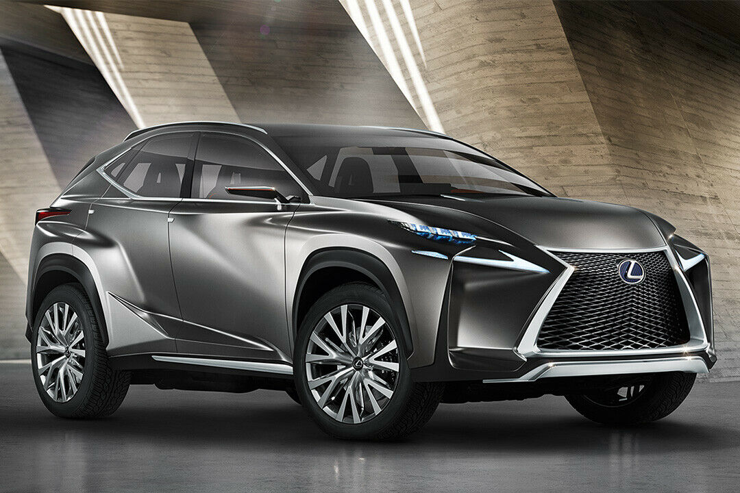 Lexus zeigt den LF-NX auf der IAA. Die Japaner wollen mit dem scharfkantigen Design experimentieren