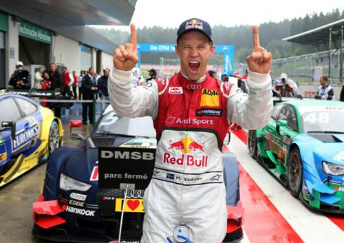 Glücklicher Sieger: Mattias Ekström