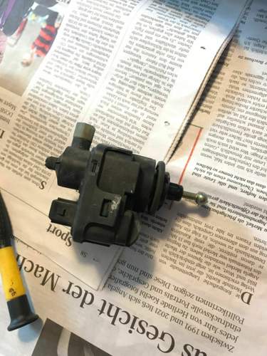Ausgebauter Stellmotor