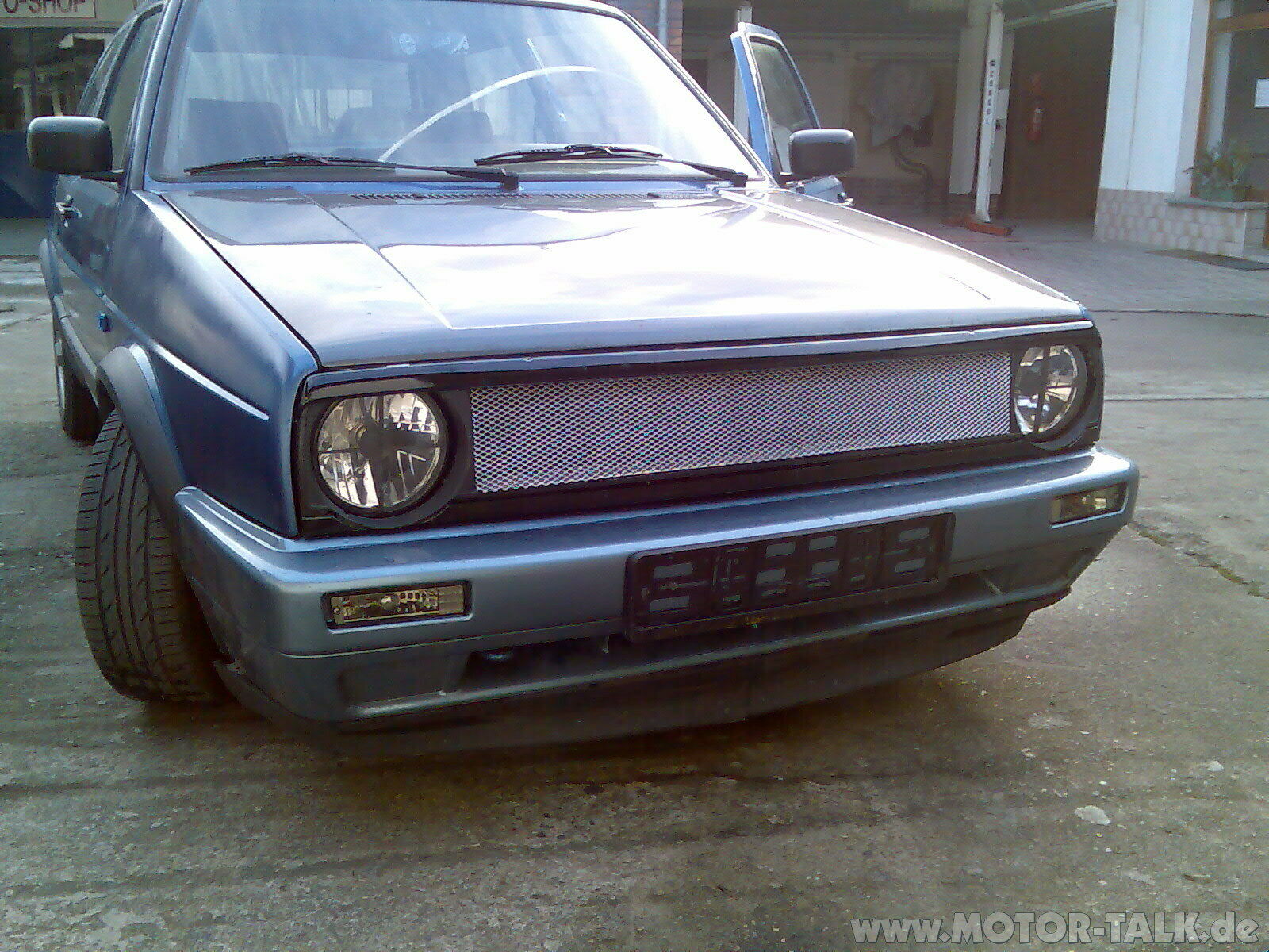 Scheinwerfer klarglas vw golf 2 schwarz mit fadenkreuz