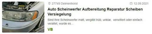 Scheinwerfer-aufbereitung