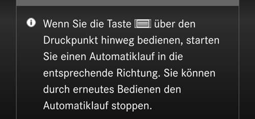 SSD Aktivierung Automatiklauf
