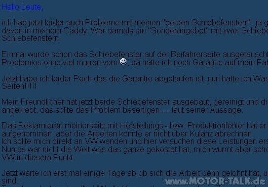 Schiebefenster