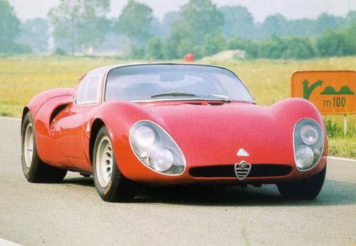 Der Alfa 33 Stradale - an ihm haben sich die Desinger des 4C orientiert