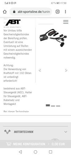 S8plus Abt Engine Control