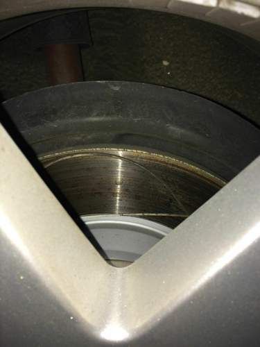 Tragbild Bremsscheibe schlecht