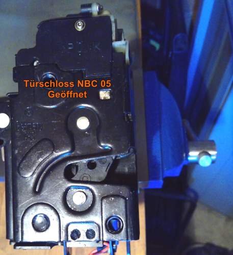 Türschloss NBC 05 li. offen