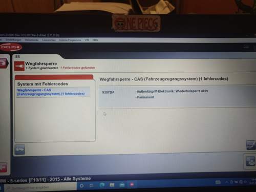 Fehlercode 9307BA