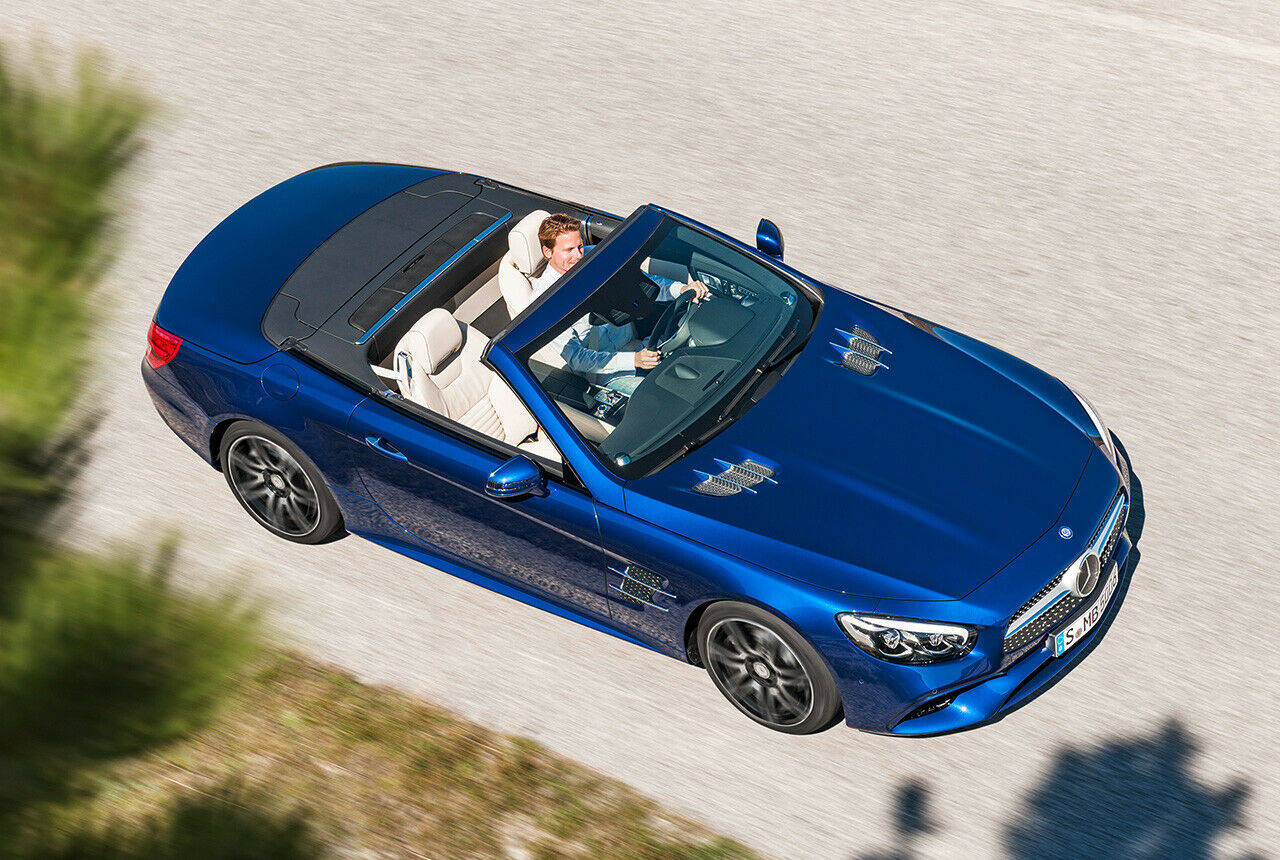 Topmotor im SL: 6,0-l-V12-Biturbo-Benziner mit 630 PS