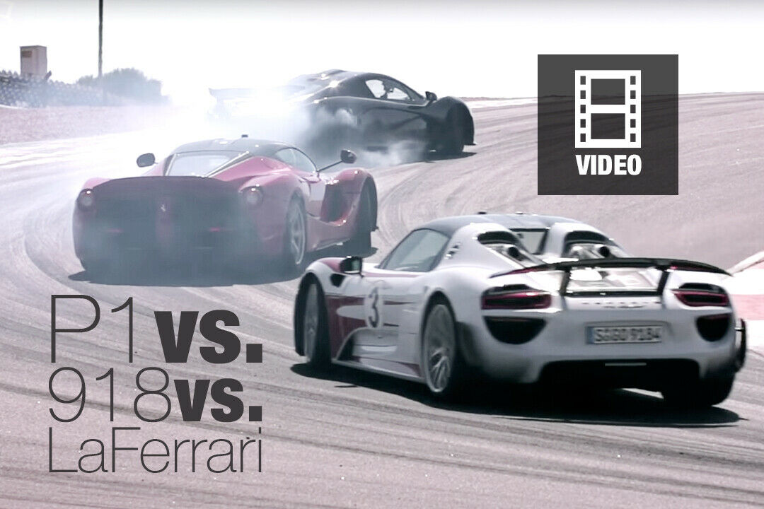 Chris Harris hat es geschafft: McLaren P1 vs. Porsche 918 Spyder vs. Ferrari LaFerrari
