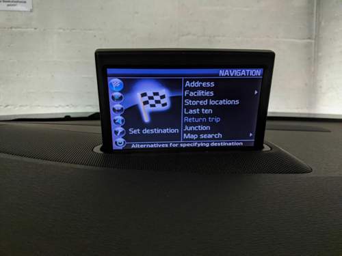 V70 III Navi-Bildschirm Volvo RTI MMM2
