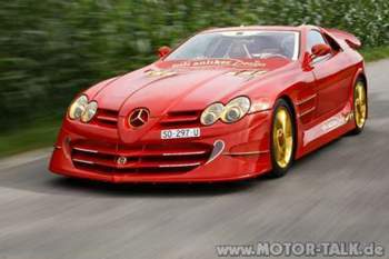 Mercedes-slr-mclaren-999-red-gold