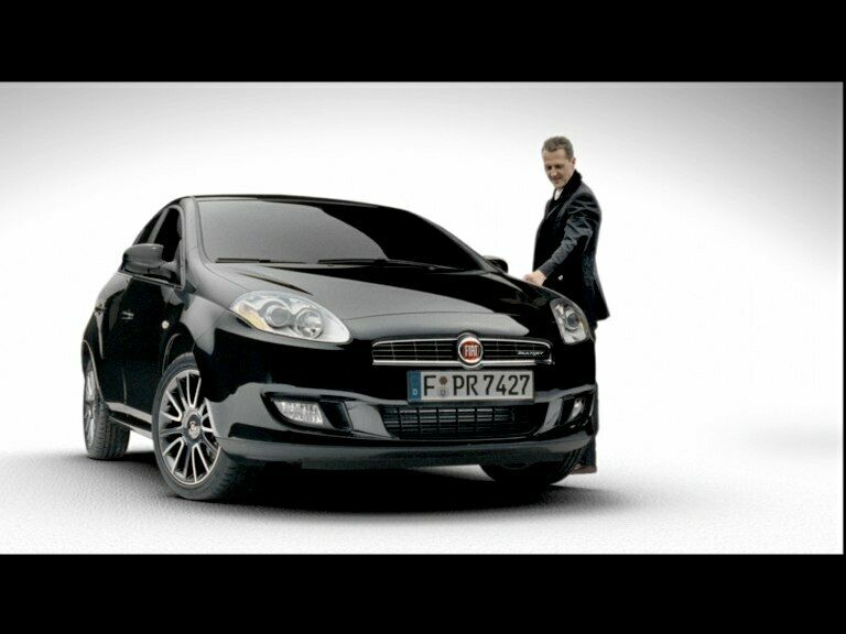 „Schumi“ setzt in TV-Spot auf Diesel-Power im Fiat Bravo