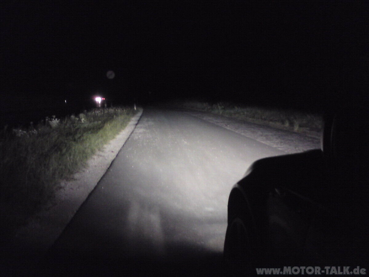Schwaches xenon licht