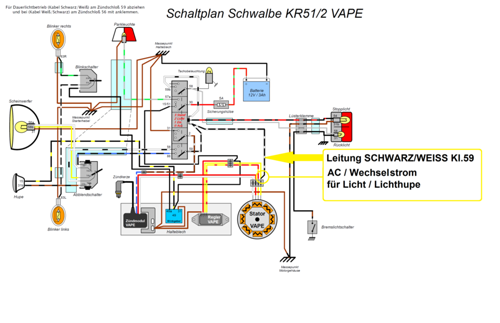 Schaltplan KR 51 VAPE