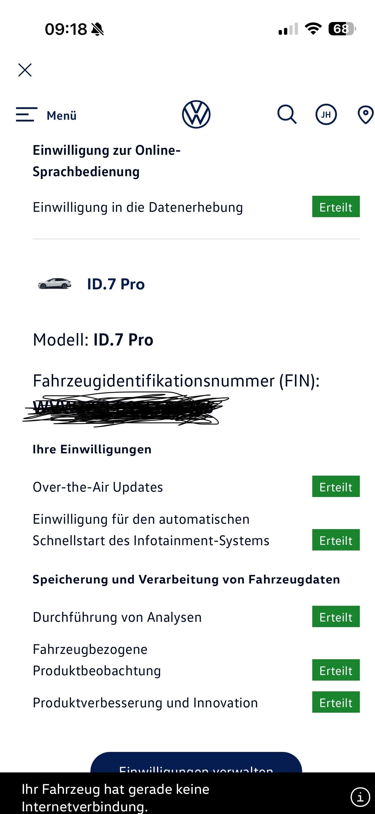 Schwarmdaten aktivieren